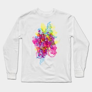 Cmyk crazy Long Sleeve T-Shirt